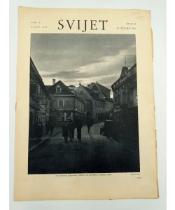 Časopis Svijet br. 14/35 knjiga XIX