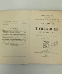 La Macedoine Le Chemin de fer de Bagdad
