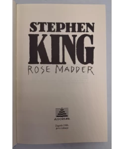 Knjiga Rose Madder (1. izdanje) autor Stephen King