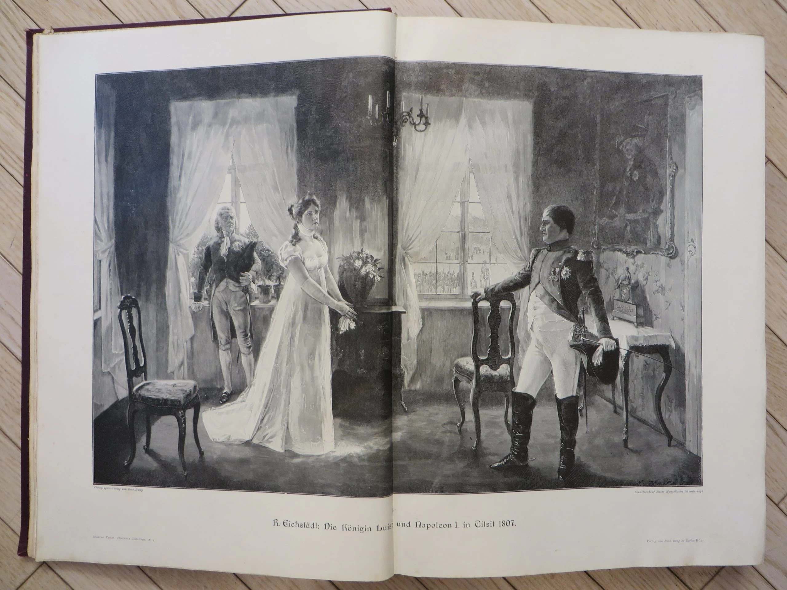 洋書Moderne Kunst in Meister-Holzschnitten MODERNE KUNST IN MEISTER HOLZSCHNITTEN 12. BAND um 1900 Rich. Bong