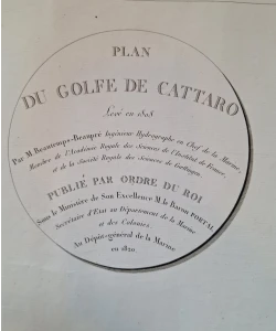 Plan du golfe de Cattaro