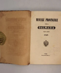 Manuale provinciale della Dalmazia 1847