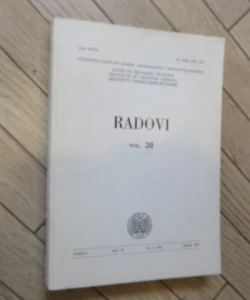 Radovi Instituta za hrvatsku povijest 20