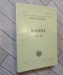 Radovi Instituta za hrvatsku povijest 14