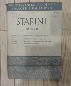 Starine JAZU 44/1952