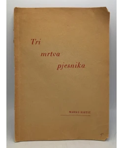 Tri mrtva pjesnika