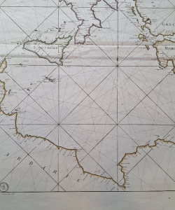 Mer Mediterranee Seconde Feuille contenant L'Italie, Sicile, Golphe de Venise, Costes de Dalmatie, Albanie, et Partie de celles de Barbarie