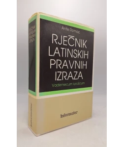 Rječnik latinskih pravnih izraza - Vademecum iuridicum