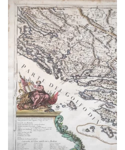 Dalmatia maritima occidentale e Dalmatia maritima orientale / descritta dal Cantelli da Vignola