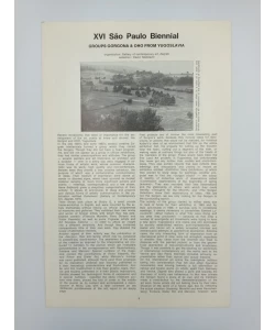XVI Sao Paulo Biennial