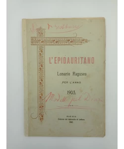 L'Epidauritano - Lunario Raguseo per l'anno 1903