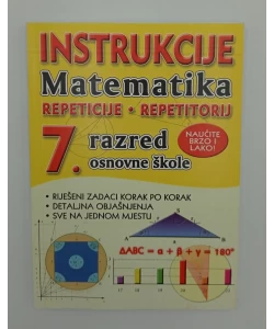 Instrukcije: matematika za 7. razred osnovne škole