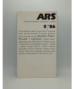 ARS, časopis za kulturu, umjetnost i nauku br. 2 - 1986
