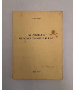 Iz prošlosti hrvatske kolonije u Rimu