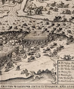 Abriss der Belagerung Petrina in Crabaten, auch wie es die Cristen widerumb entsetzt haben. Anno 1596. Den. 20. Septembris