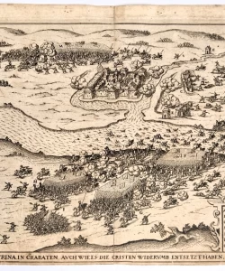 Abriss der Belagerung Petrina in Crabaten, auch wie es die Cristen widerumb entsetzt haben. Anno 1596. Den. 20. Septembris