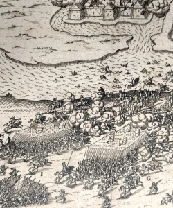 Abriss der Belagerung Petrina in Crabaten, auch wie es die Cristen widerumb entsetzt haben. Anno 1596. Den. 20. Septembris