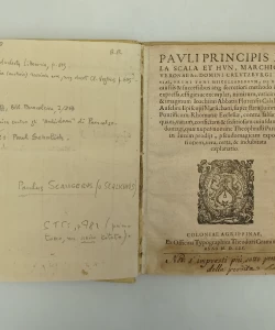 Pauli principis de la Scala etc... De rerum caussis et successibus atq. Coloniae Agrippinae