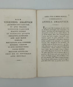 Notizie della vita e degli scritti di tre illustri Perastini