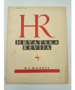 Hrvatska revija br. 4/1936