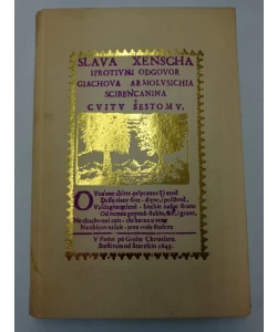 Slava ženska i protivni odgovor Jakova Armolušića šibenčanina Cvitu šestomu