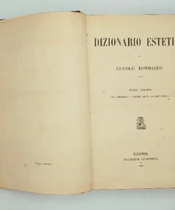 Niccolo Tommaseo: Dizionario estetico