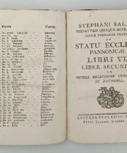 Statu Ecclesiae I. - III.