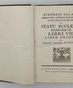 Statu Ecclesiae I. - III.