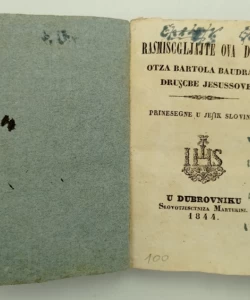 Rasmiscgljajte ova dobro otza Bartola Baudrand, Druscbe Jesussove prinesegne u jesik slovinski po ozu Vincenzu Basile iste druscbe