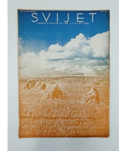Časopis Svijet br. 7/1935 knjiga XX