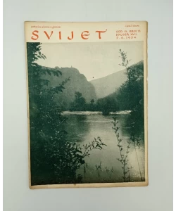 Časopis Svijet br. 15/1934. knjiga XVII
