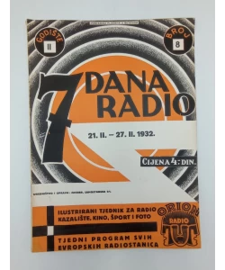 Časopis 7 dana radio br.8/1932