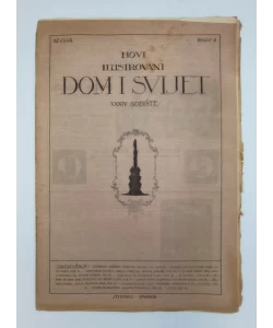 Novi Ilustrovani "Dom i svijet" br. 6/1921