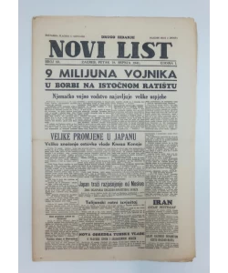 Novi list br. 80/1941