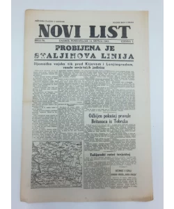 Novi list br. 76/1941