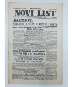Novi list br. 115/1941