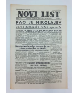 Novi list br. 111/1941