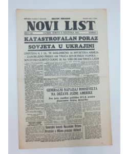 Novi list br. 102/1941