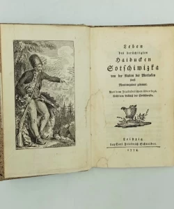 Leben der berüchtigten Haiducken Sotschiwizka von der Nation der Morlacken sonst Montenegriner genannt