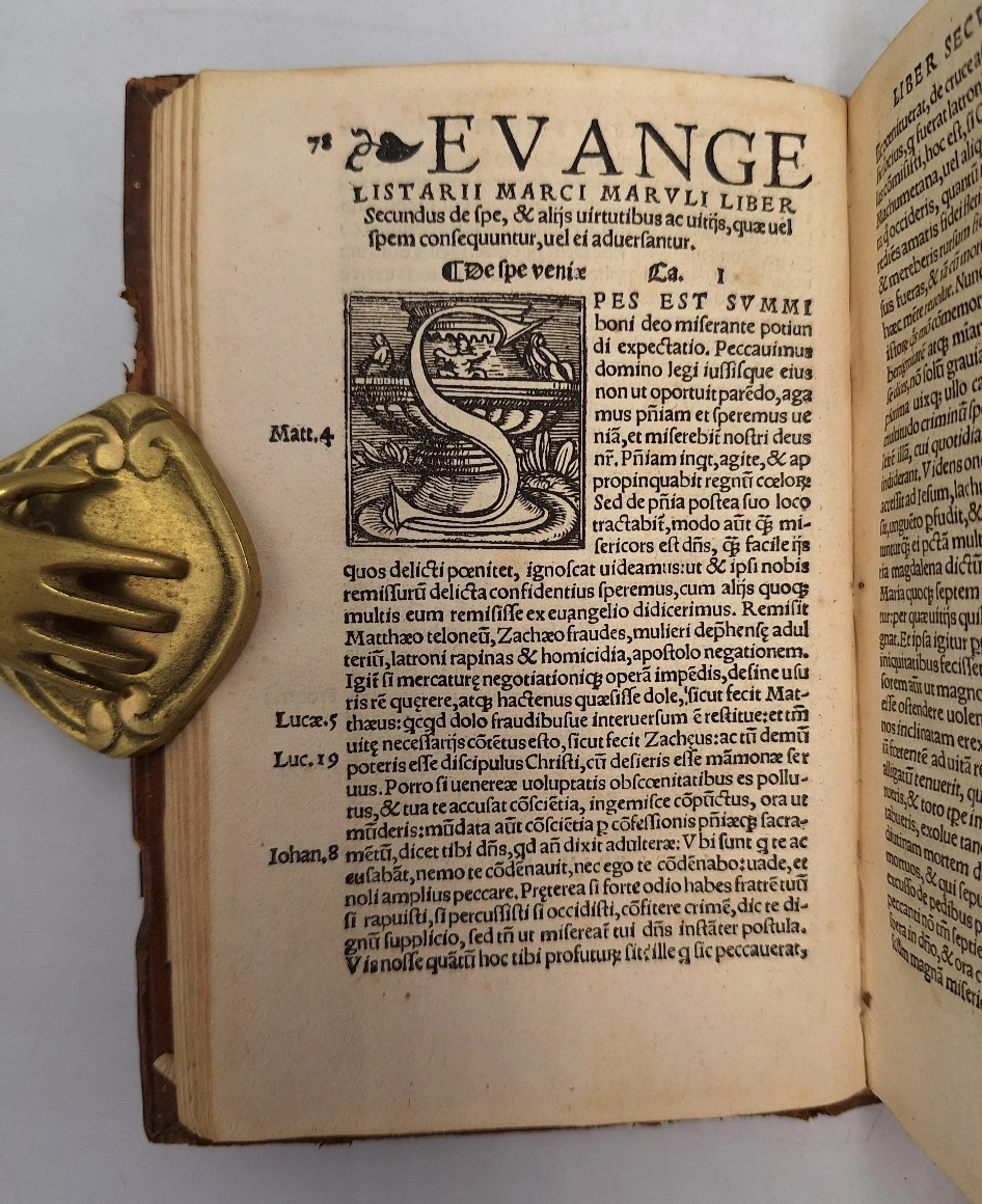 Knjiga Evangelistarium autor Marko Marulić