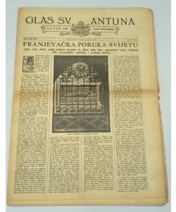 Glas sv. Antuna br. 13(158)/1952.