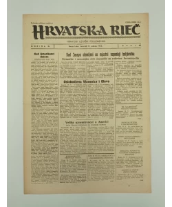 Hrvatska rieč br. 49/1944.