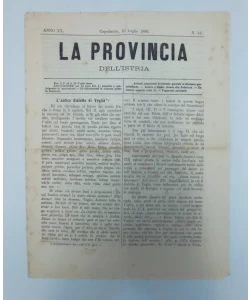Časopis La provincia dell'istria 14/1886