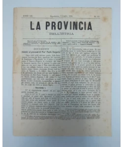 Časopis La provincia dell'istria 13/1886