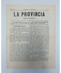 Časopis La provincia dell'istria 8/1886