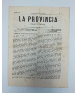 Časopis La provincia dell'istria 7/1886