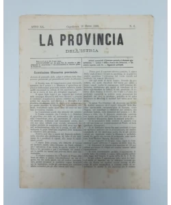 Časopis La provincia dell'istria 6/1886