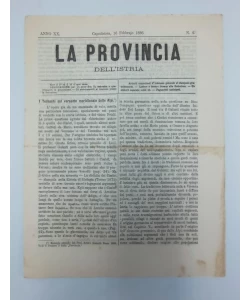 Časopis La provincia dell'istria 4/1886