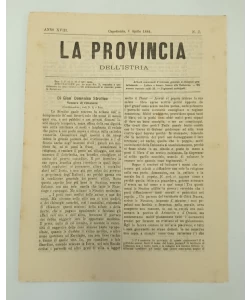 Časopis La provincia dell'istria 7/1884