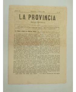 Časopis La provincia dell'istria 19/1886